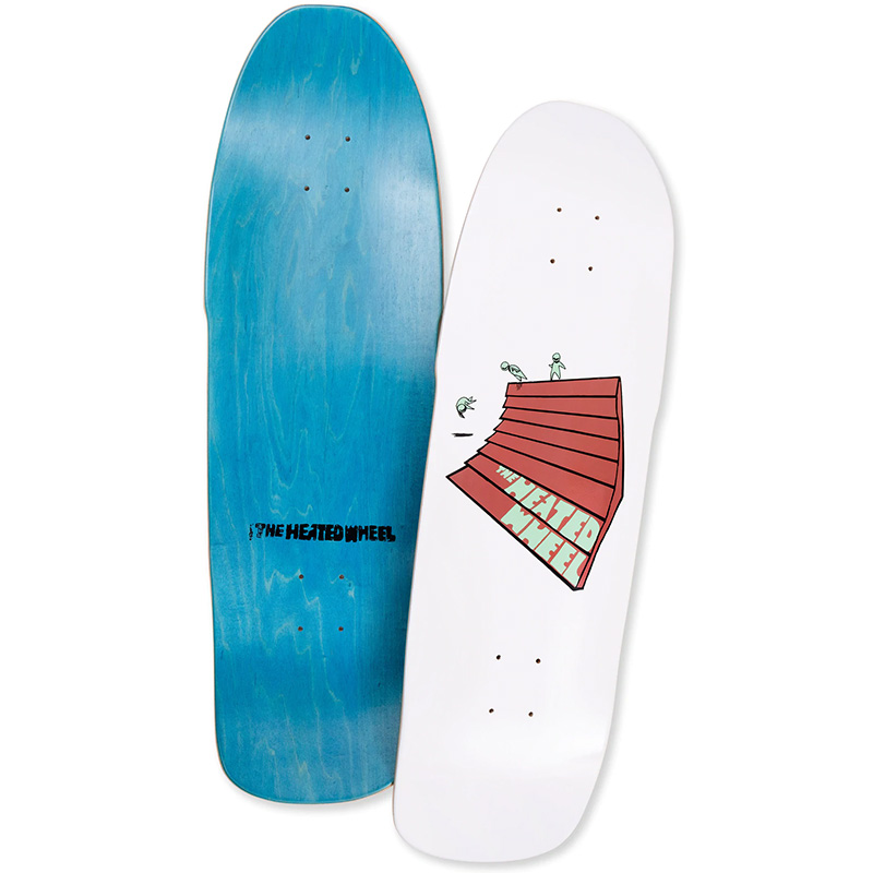 The Heated Wheel Slam Time Skateboard Deck 9.6