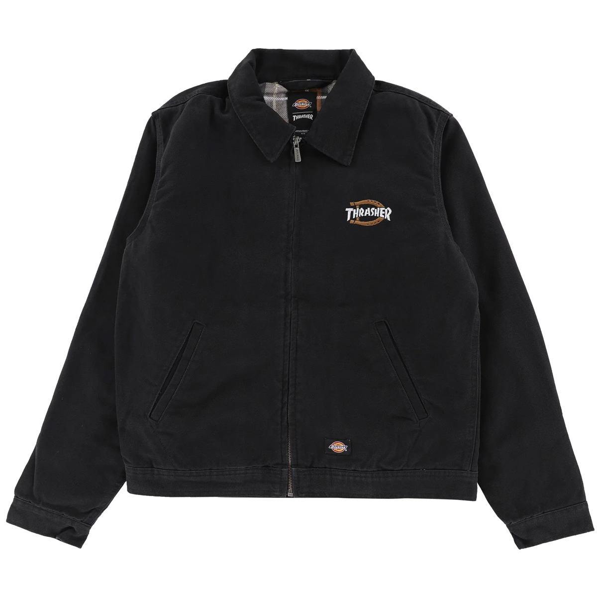 Thrasher X Dickies Jacket Black Thrasher X Dickies Jacket Black