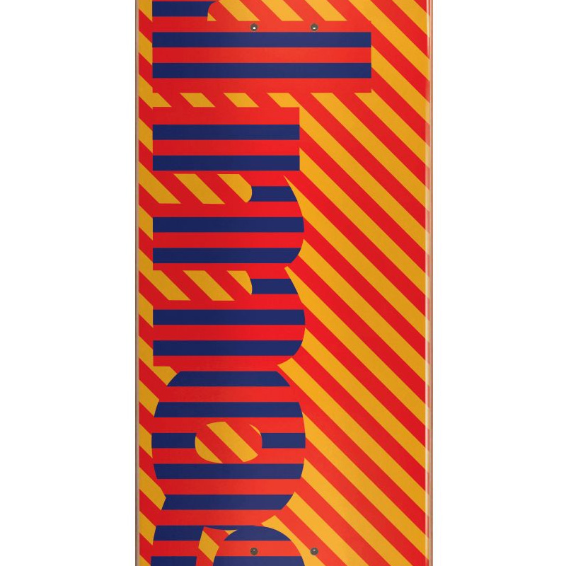 Almost Stripes HYB Skateboard Deck Orange 7.75 Almost Stripes HYB Skateboard Deck Orange 7.75