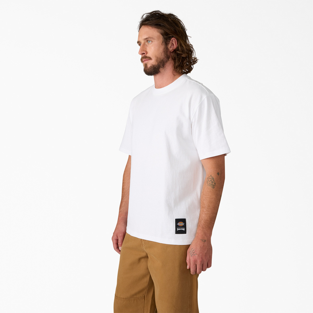 Thrasher X Dickies T-Shirt Graphic White