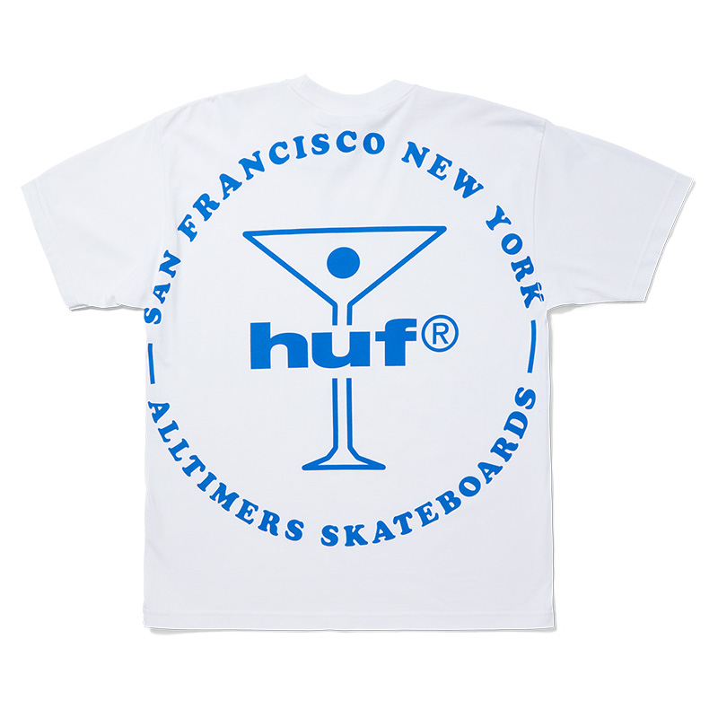 HUF X Alltimers Shark Attack T-Shirt White HUF X Alltimers Shark Attack T-Shirt White