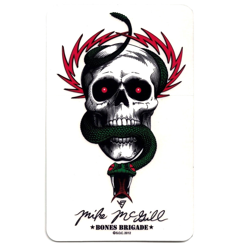 Powell Peralta Bones Brigade Mike McGill Sticker