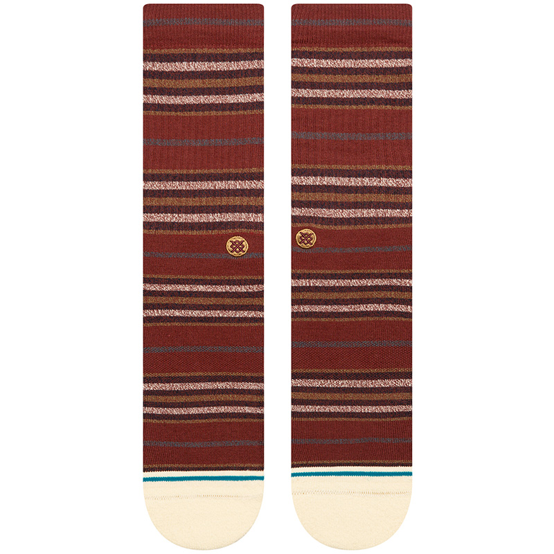 Stance Wilfred Socks Maroon Stance Wilfred Socks Maroon