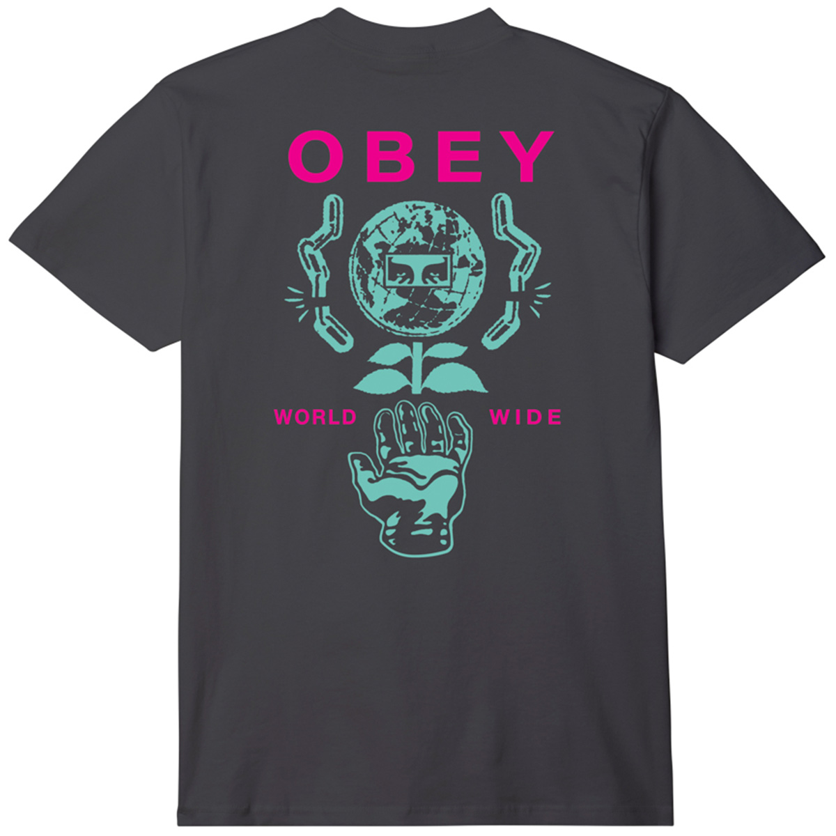 Obey Helping Hand T-Shirt Black Obey Helping Hand T-Shirt Black