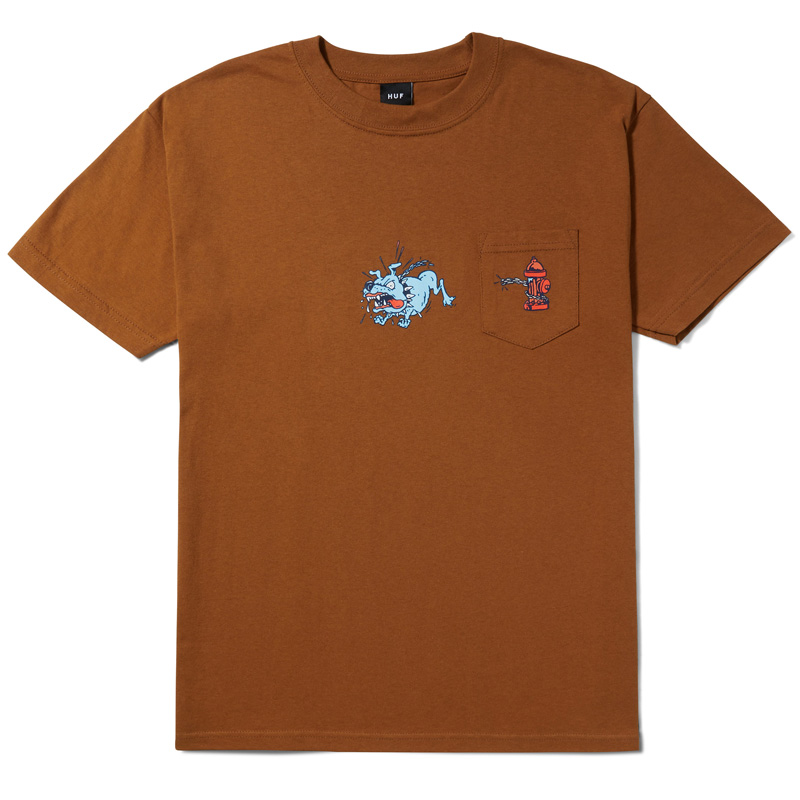 HUF Junkyard Dog Pocket T-Shirt Rubber