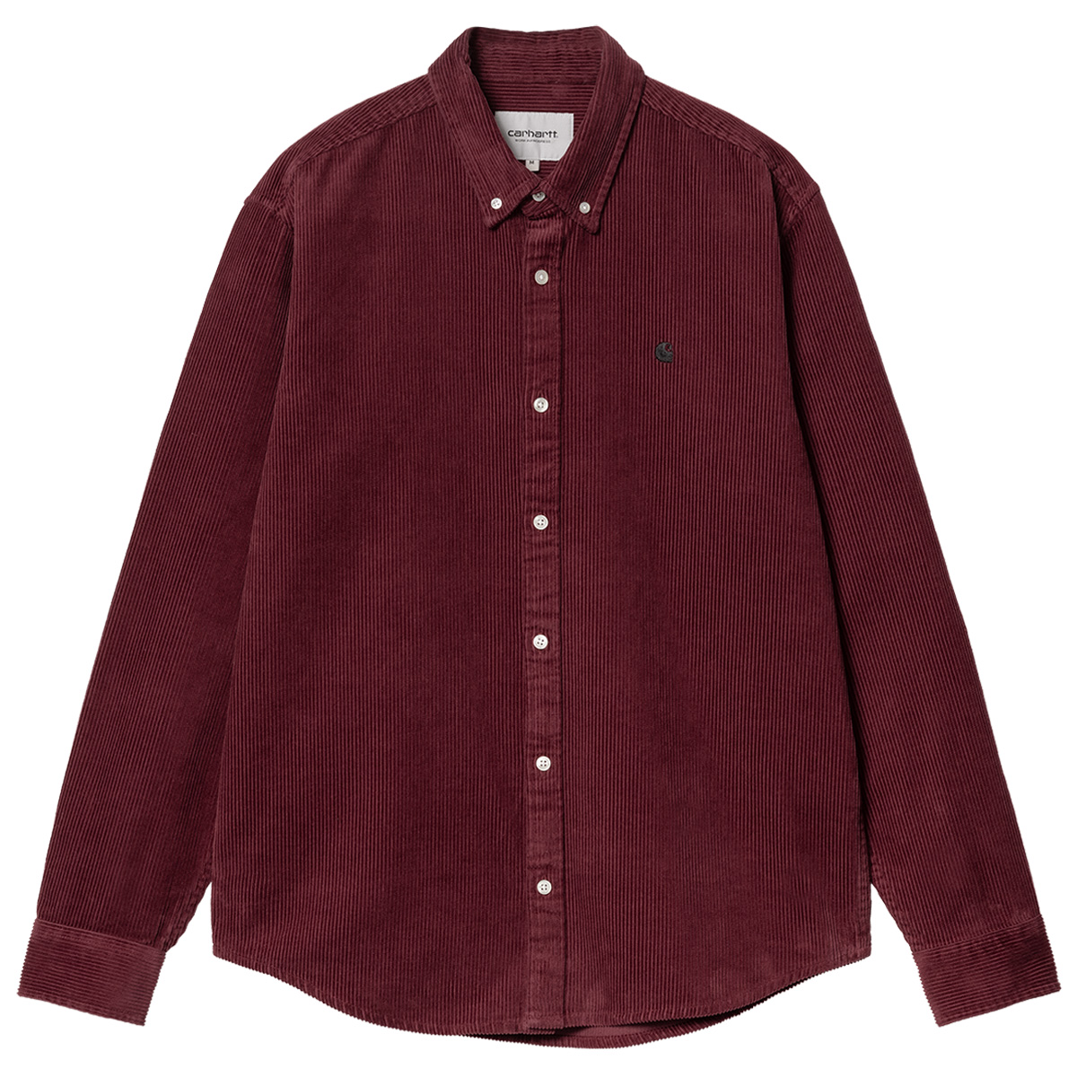 Carhartt WIP Longsleeve Madison Cord Shirt Malbec/Black Carhartt WIP Longsleeve Madison Cord Shirt Malbec/Black