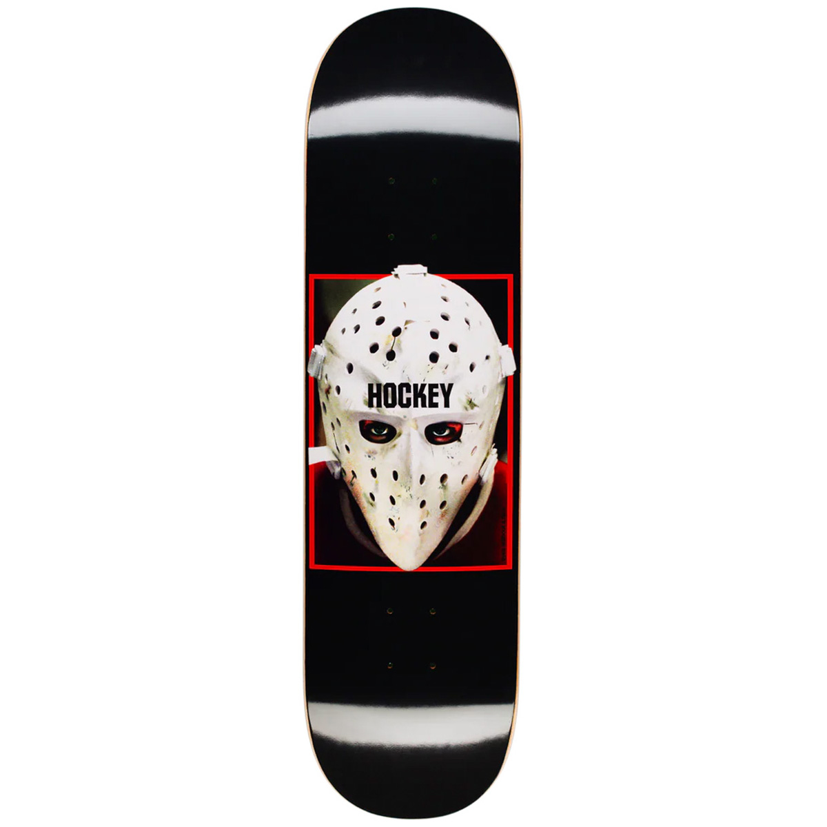 Hockey War On Ice Skateboard Deck Black -Shape 2- 8.5