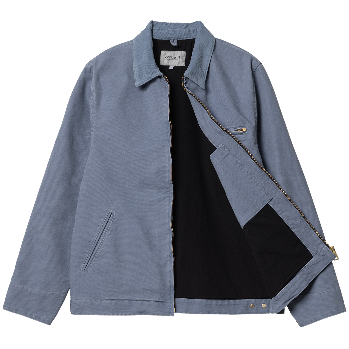 Carhartt WIP Detroit Jacket Bay Blue/Bay Blue Aged Canvas Carhartt WIP Detroit Jacket Bay Blue/Bay Blue Aged Canvas