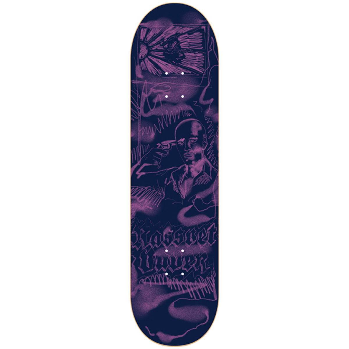 Rassvet Val Bauer Pro Wood Mold H Skateboard Deck 8.25