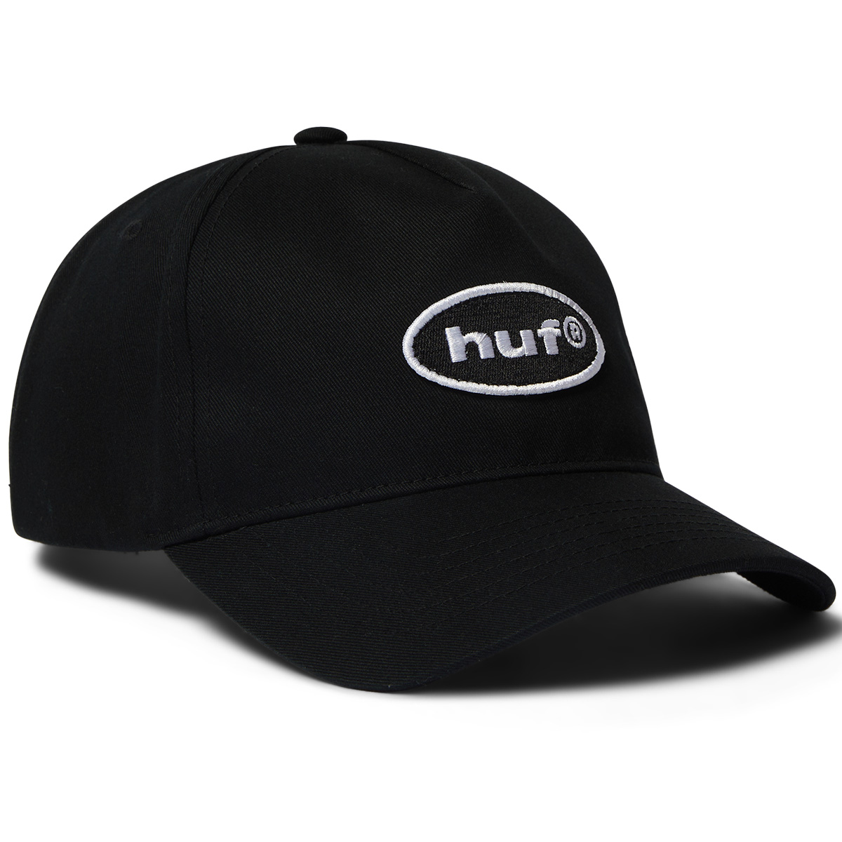 HUF 89 Oval 5 Panel Cap Black