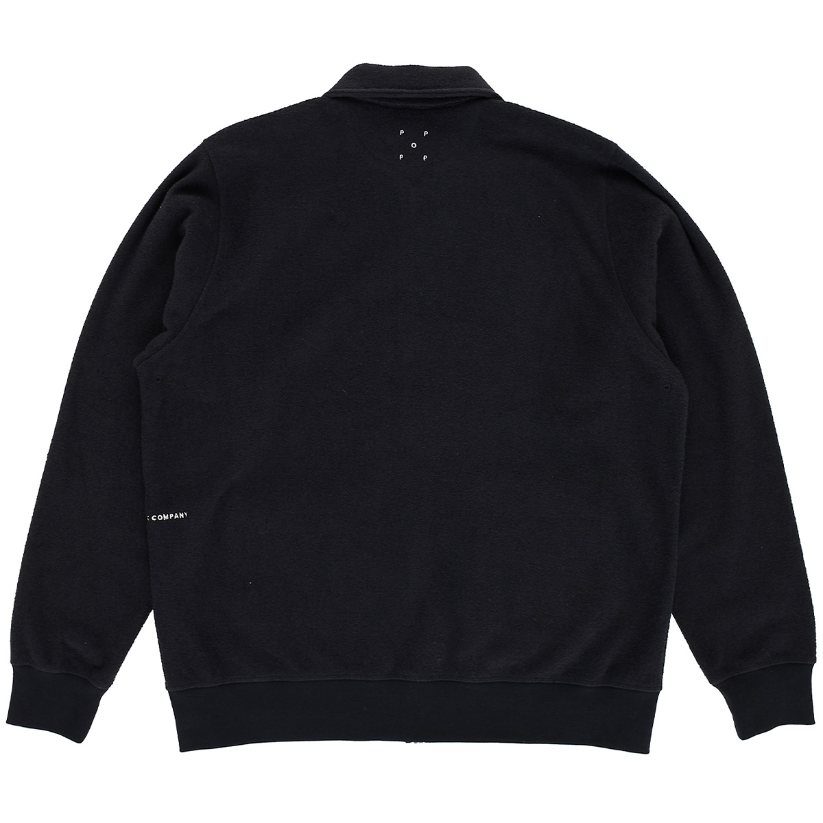 POP Terry Full Zip Sweater Black