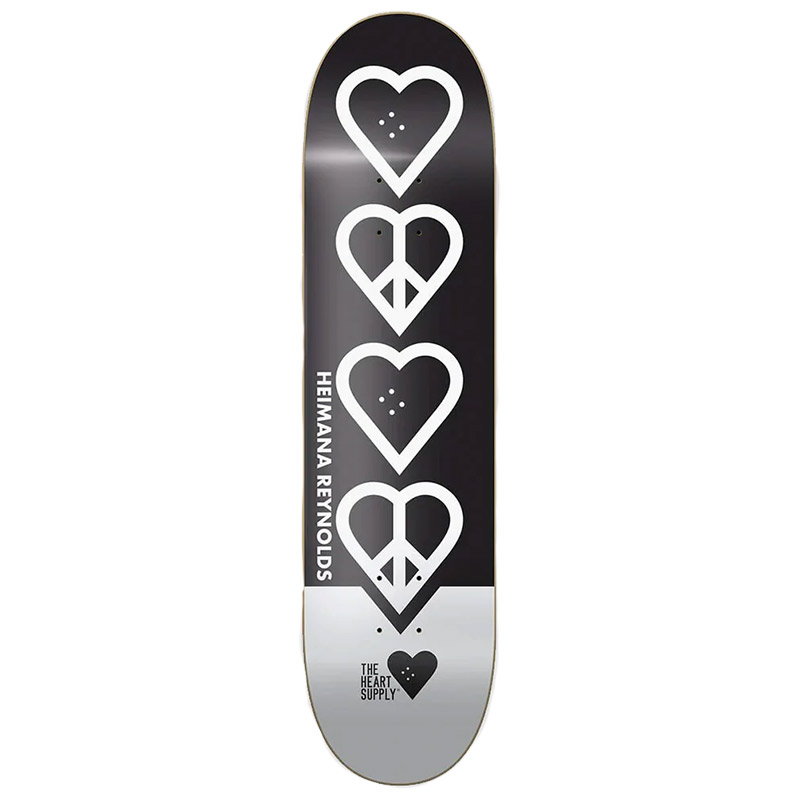 The Heart Supply Heimana Reynolds Peace Deck Black 8.25