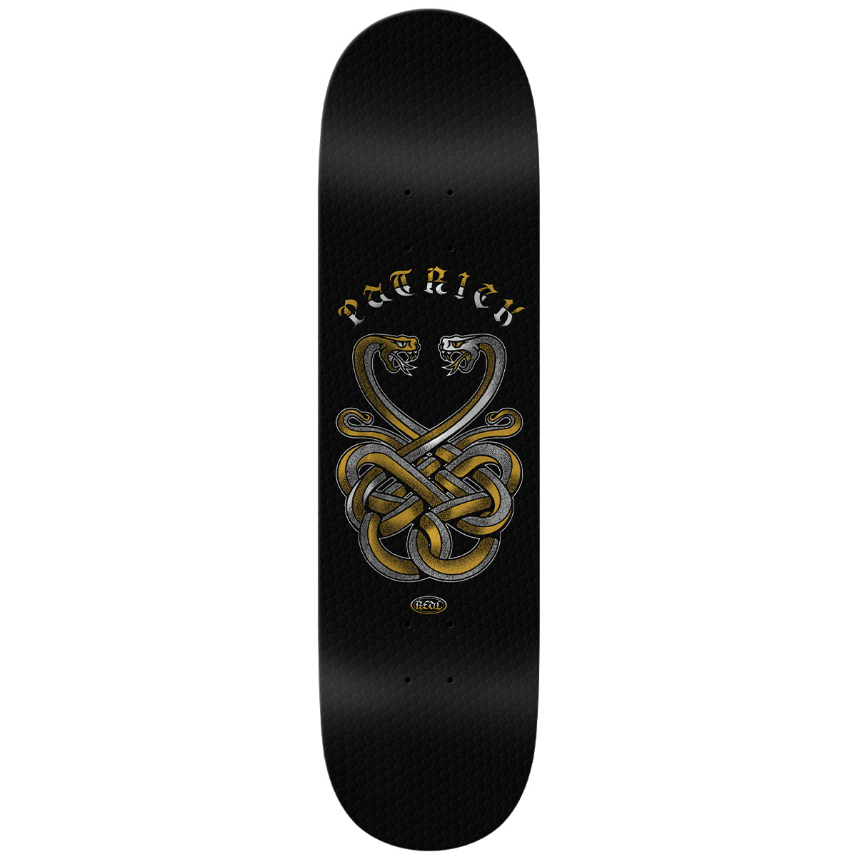 Real Praman Fight Skateboard Deck Black Full SE 8.38