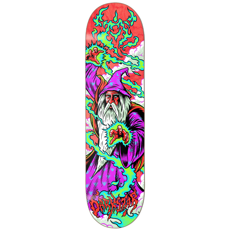 Darkstar Whip HYB Skateboard Deck Red 8.0