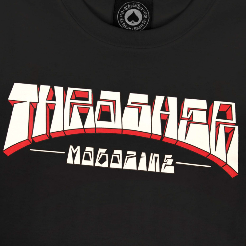 Thrasher Firme Logo T-shirt Black
