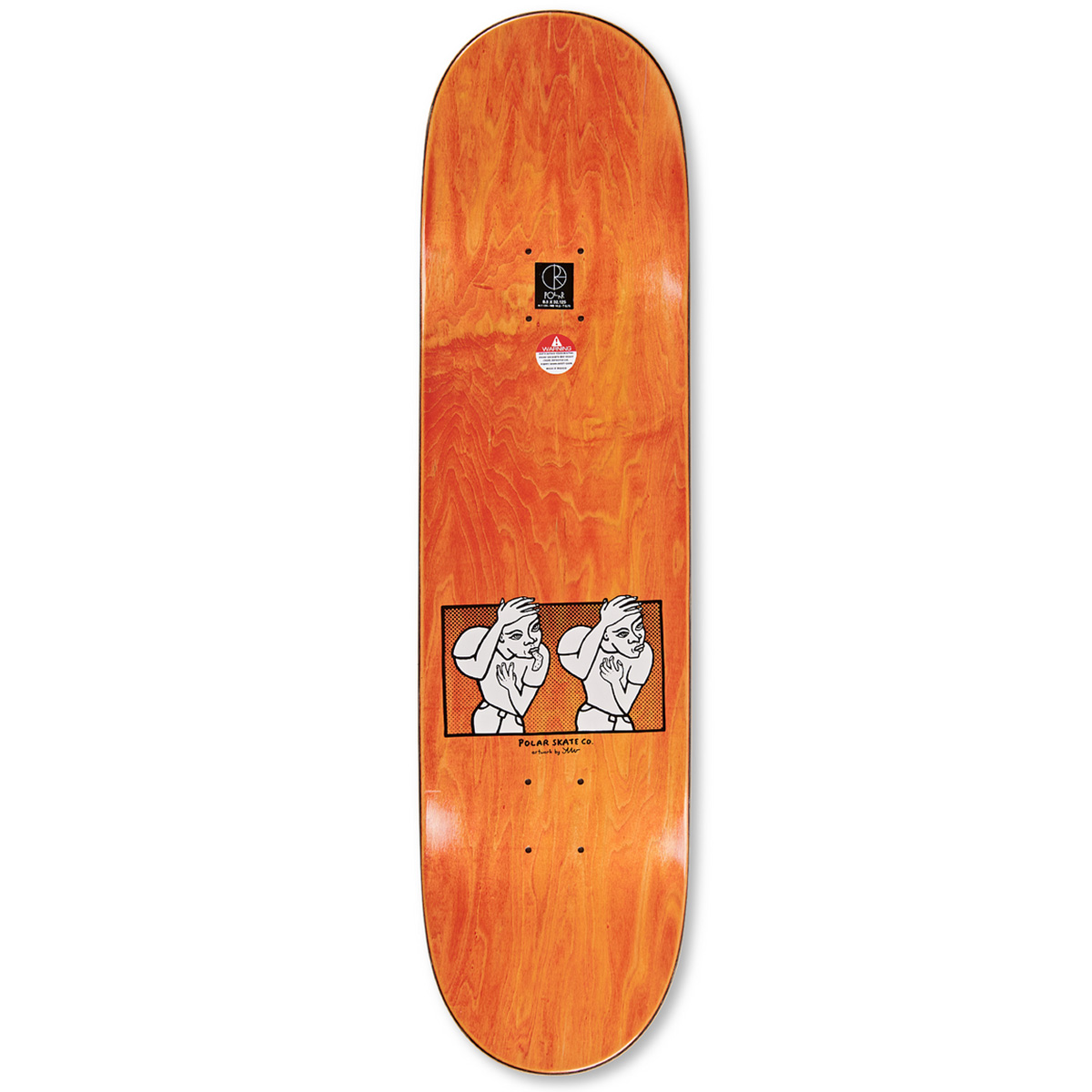 Polar Nick Boserio Double Head Skateboard Deck 8.25 Polar Nick Boserio Double Head Skateboard Deck 8.25