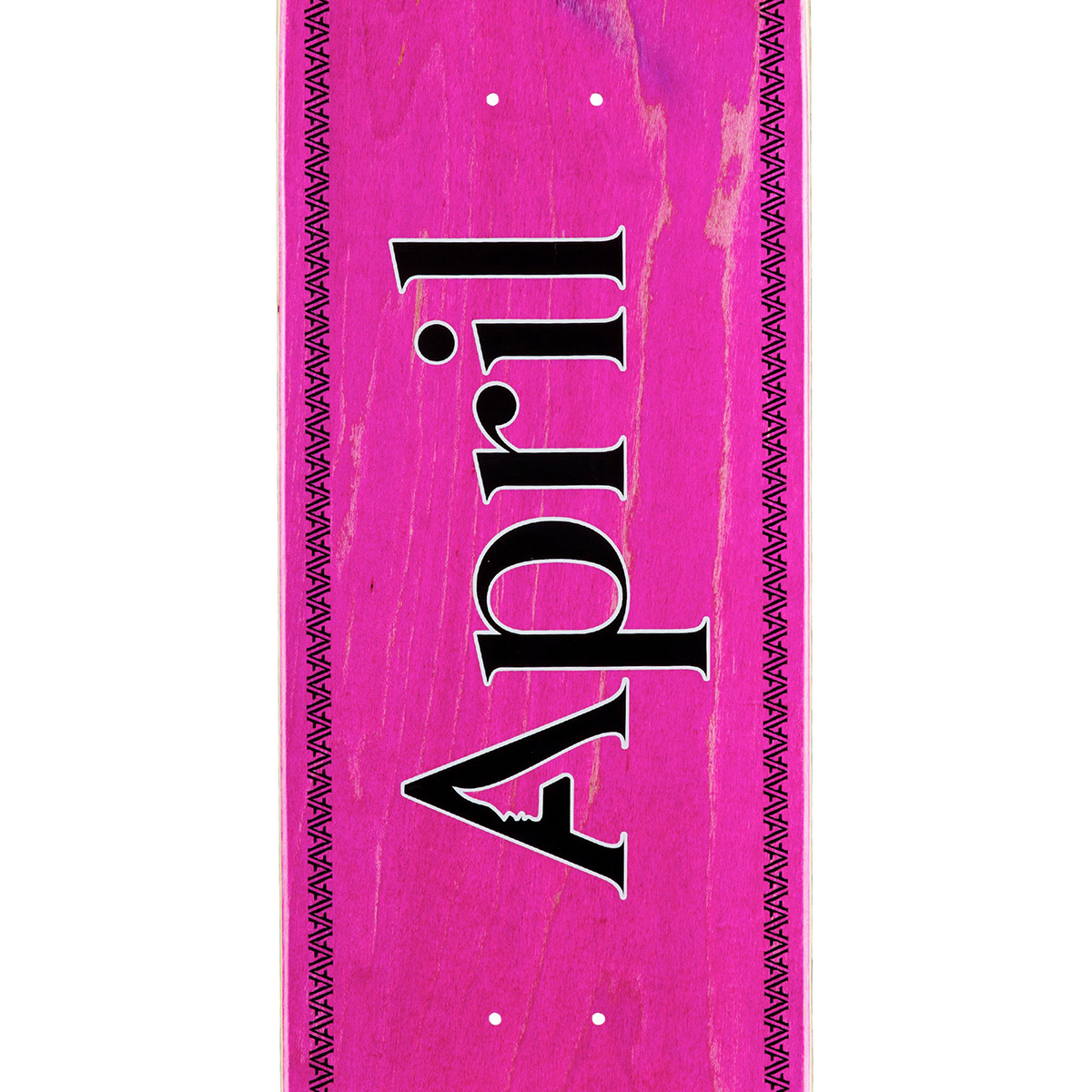 April OG Logo Pink Helix Skateboard Deck 8.25 April OG Logo Pink Helix Skateboard Deck 8.25