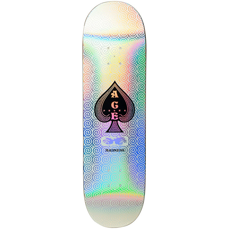 Madness Ace Card Super Sap R7 Skateboard Deck 8.75 Madness Ace Card Super Sap R7 Skateboard Deck 8.75