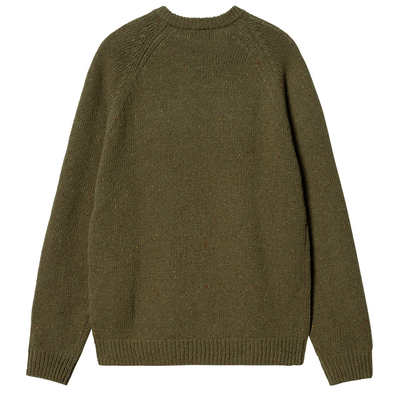Carhartt WIP Anglistic Sweater Speckled Highland Carhartt WIP Anglistic Sweater Speckled Highland