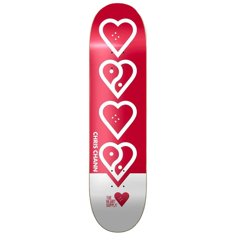 The Heart Supply Chris Chann Balance Deck Red 8 The Heart Supply Chris Chann Balance Deck Red 8