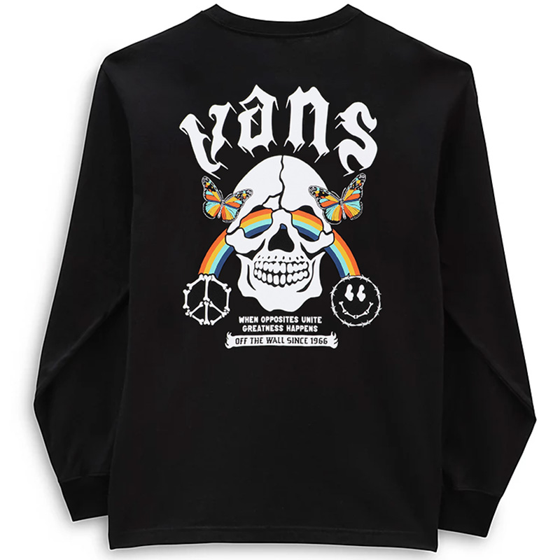 Vans Opposites Unite Longsleeve T-Shirt Black Vans Opposites Unite Longsleeve T-Shirt Black