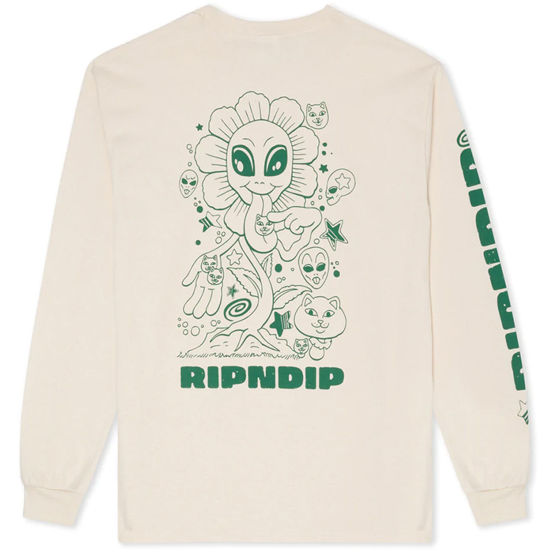 RIPNDIP Dance Forever Longsleeve T-shirt Natural