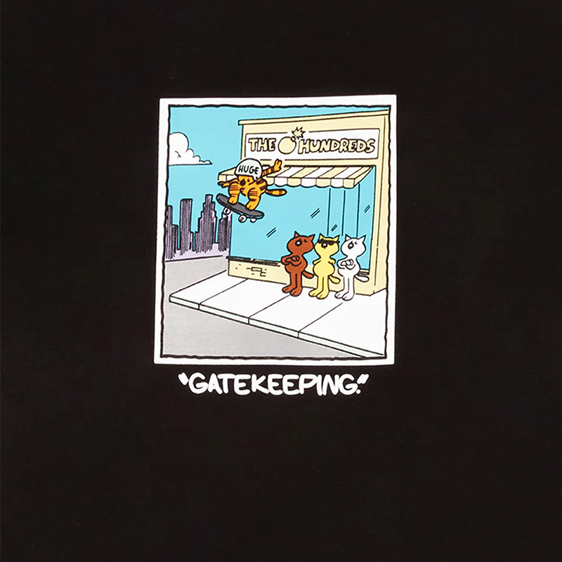 The Hundreds Keepers T-Shirt Black The Hundreds Keepers T-Shirt Black
