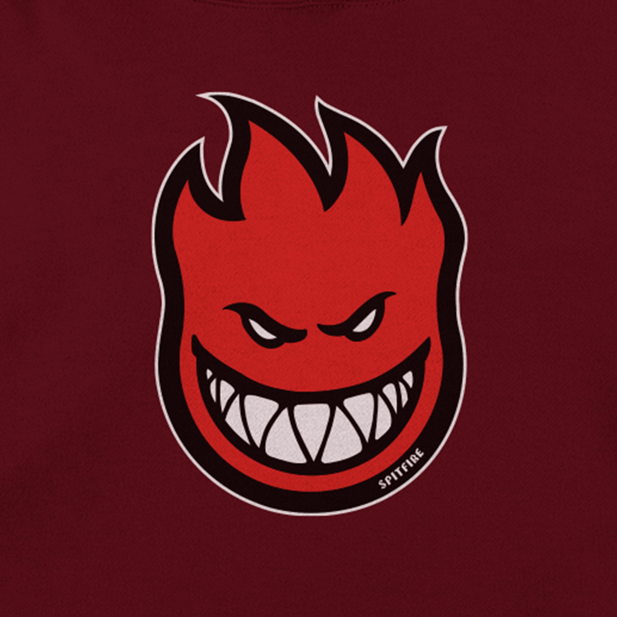 Spitfire Youth Hooded Sweater Bighead Fill Maroon