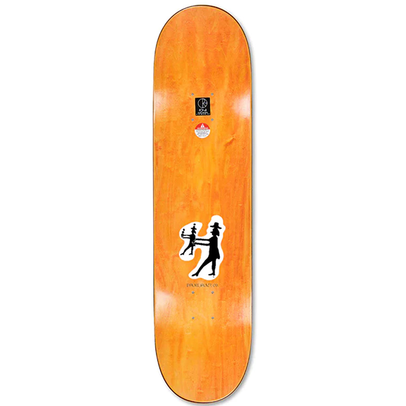 Polar Shin Sanbongi Contact Skateboard Deck White 8.5