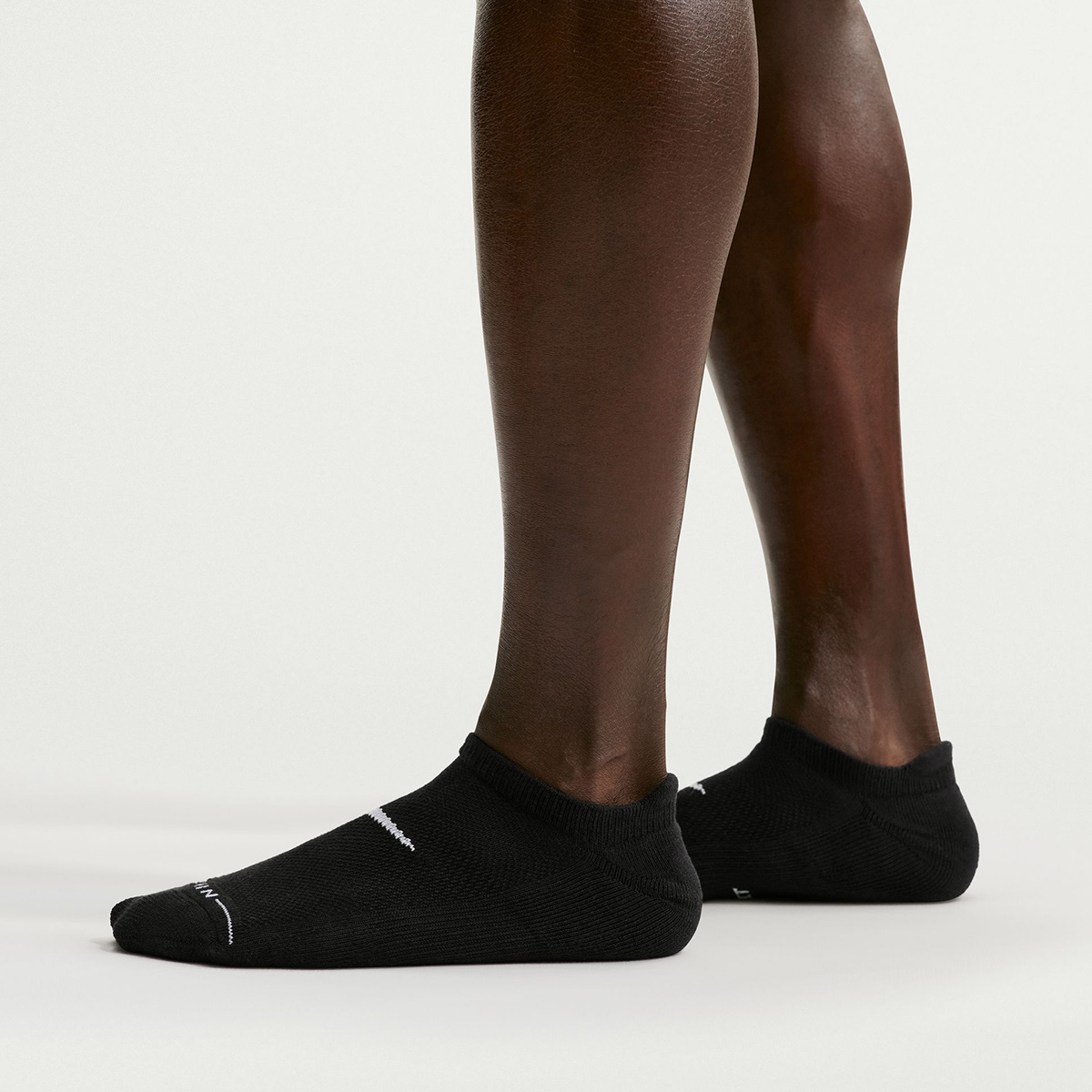Nike SB Everyday Elevated No-Show Socks 3-Pack Black/White