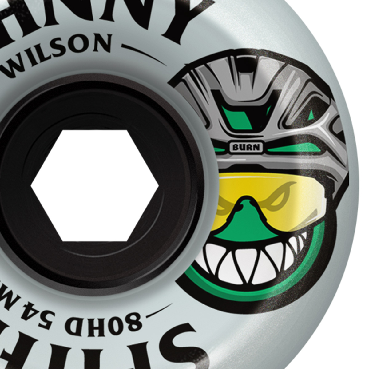 Spitfire 80HD Johnny Wilson Burn Squad Conical Full Wheels Clear 54mm Spitfire 80HD Johnny Wilson Burn Squad Conical Full Wheels Clear 54mm