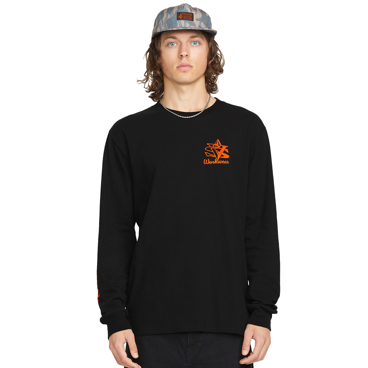 Volcom Excavator Longsleeve T-Shirt Black