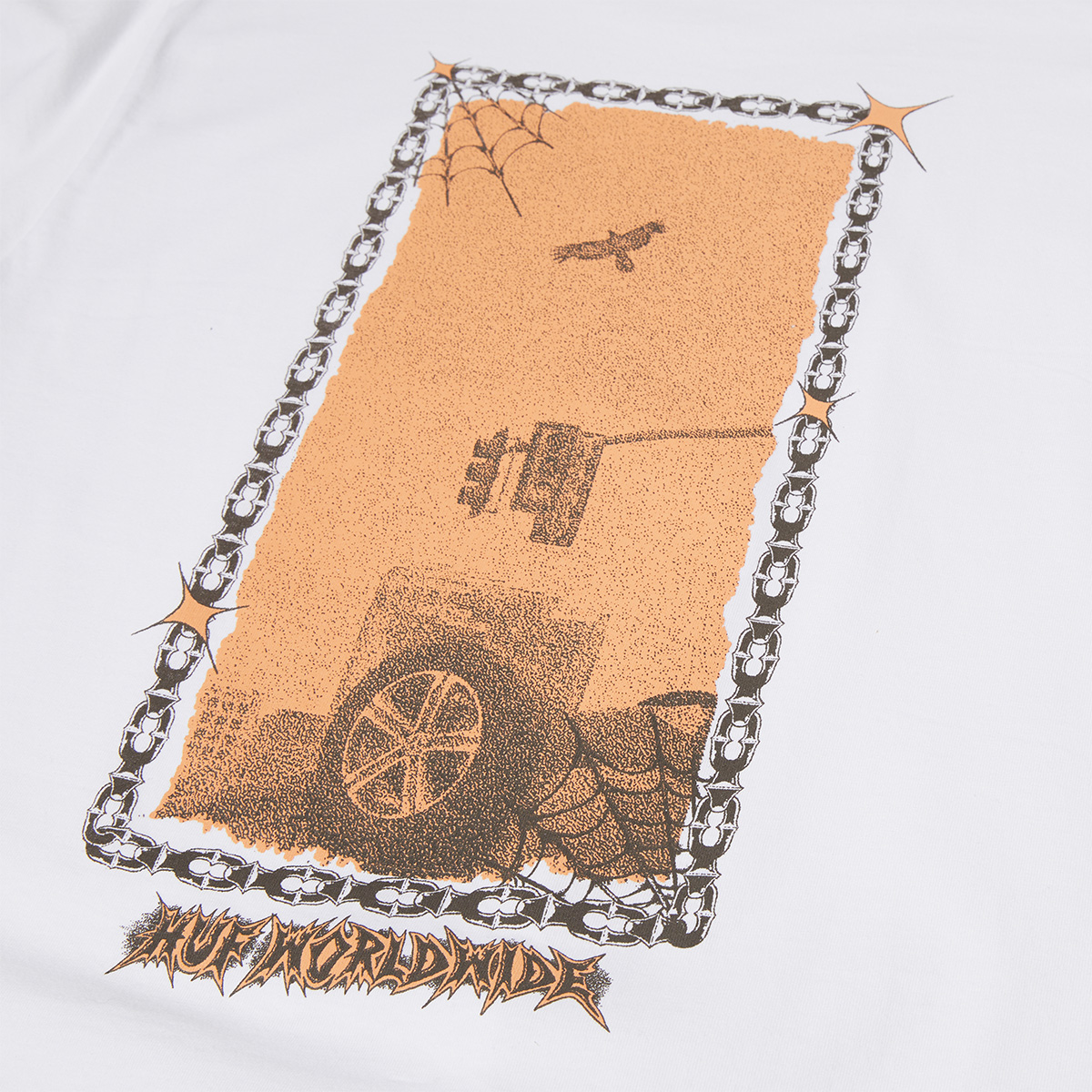 HUF Car Club T-Shirt White HUF Car Club T-Shirt White