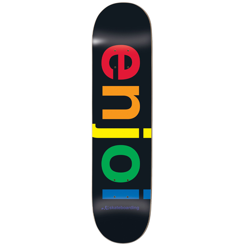 Enjoi Specturm R7 Skateboard Deck Black 8.0 Enjoi Specturm R7 Skateboard Deck Black 8.0