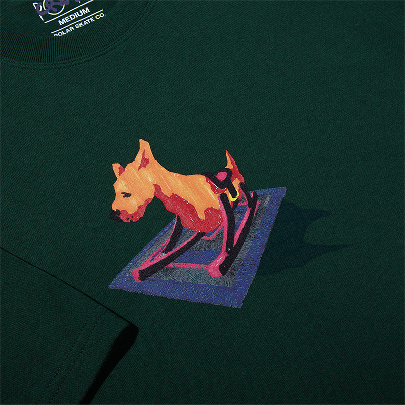 Polar Dog T-shirt Dark Green Polar Dog T-shirt Dark Green