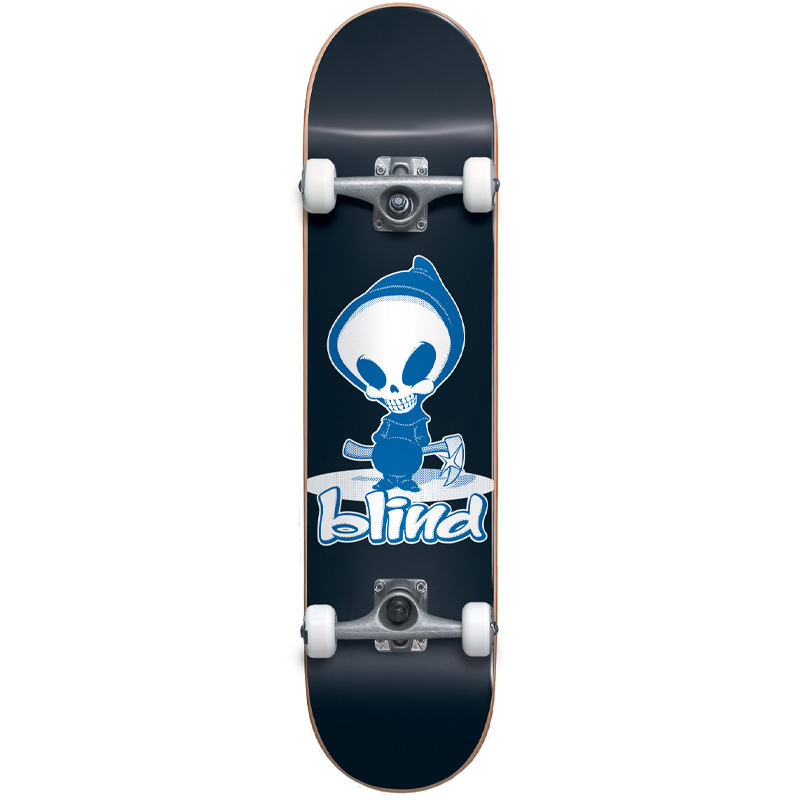Blind Bitmap Reaper FP Soft Wheels Complete Skateboard Blue 7.625