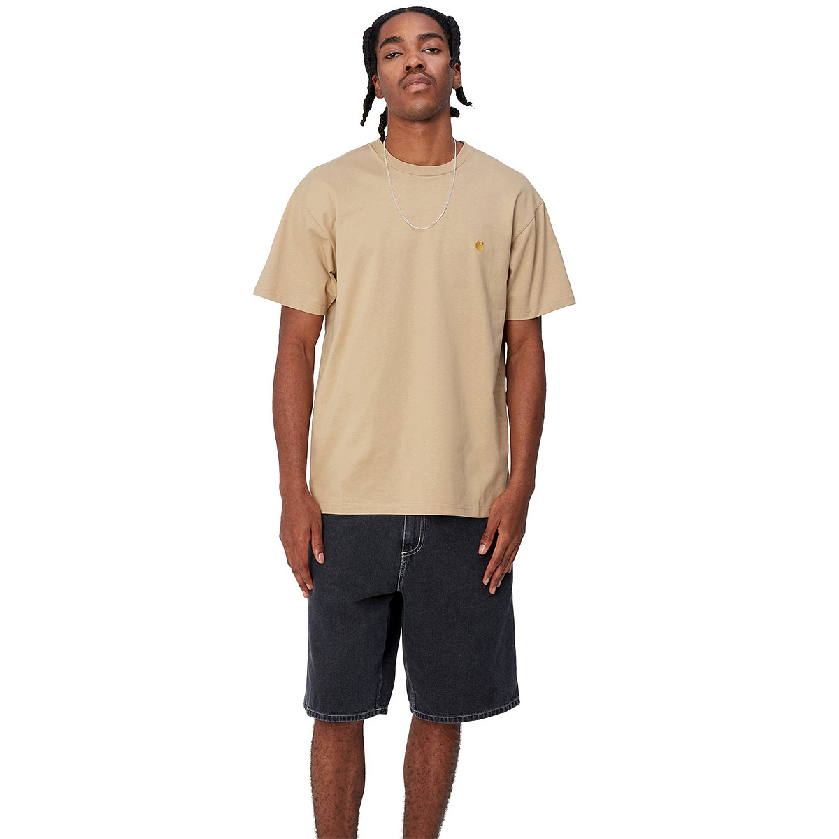 Carhartt WIP Chase T-Shirt Sable/Gold Carhartt WIP Chase T-Shirt Sable/Gold