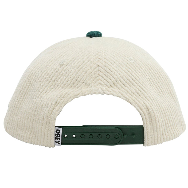 Obey Peace Paw 6 Panel Snapback Cap Unbleached Obey Peace Paw 6 Panel Snapback Cap Unbleached