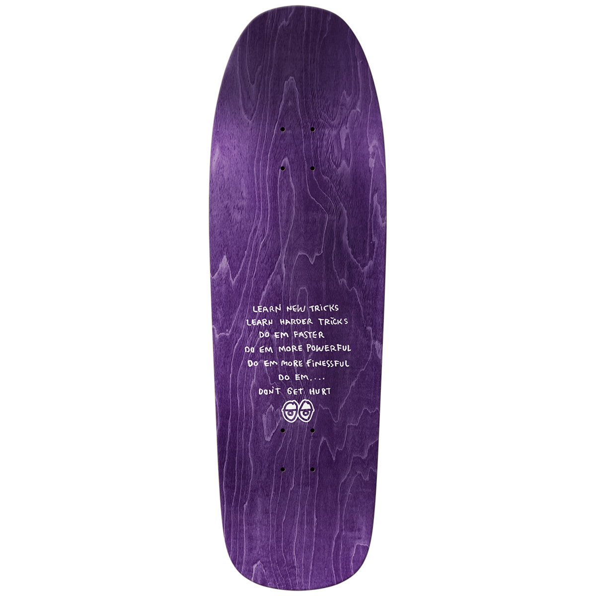 Krooked Sandoval Peace Sign - Skateboard Deck Blue 9.81