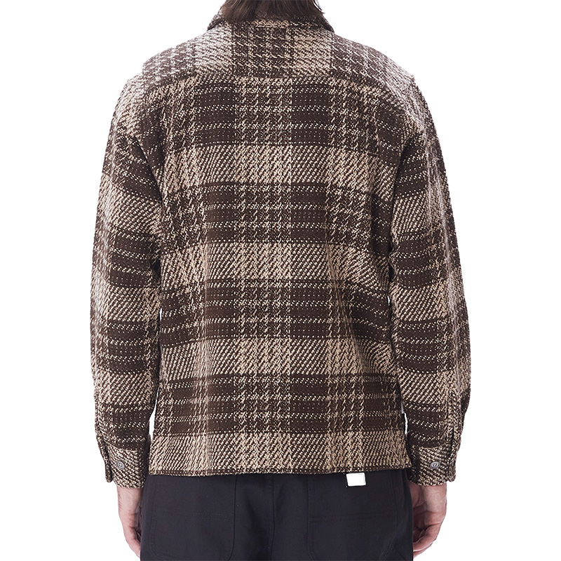 Obey Percy Woven Longsleeve Shirt Irish Cream Obey Percy Woven Longsleeve Shirt Irish Cream