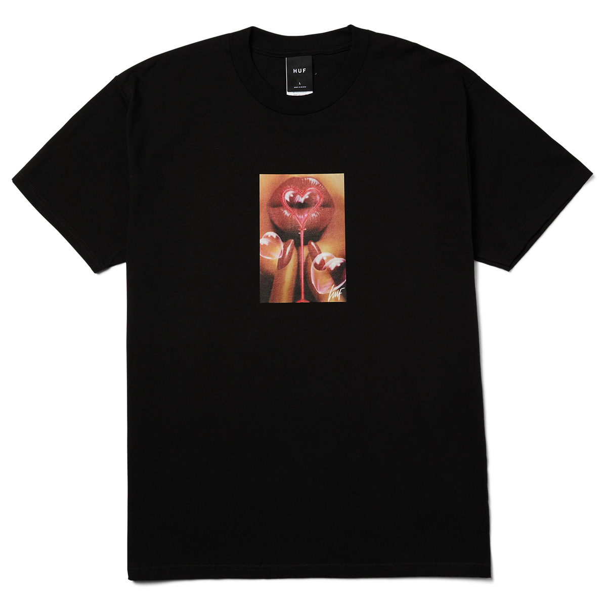 HUF Bubble T-Shirt Black HUF Bubble T-Shirt Black