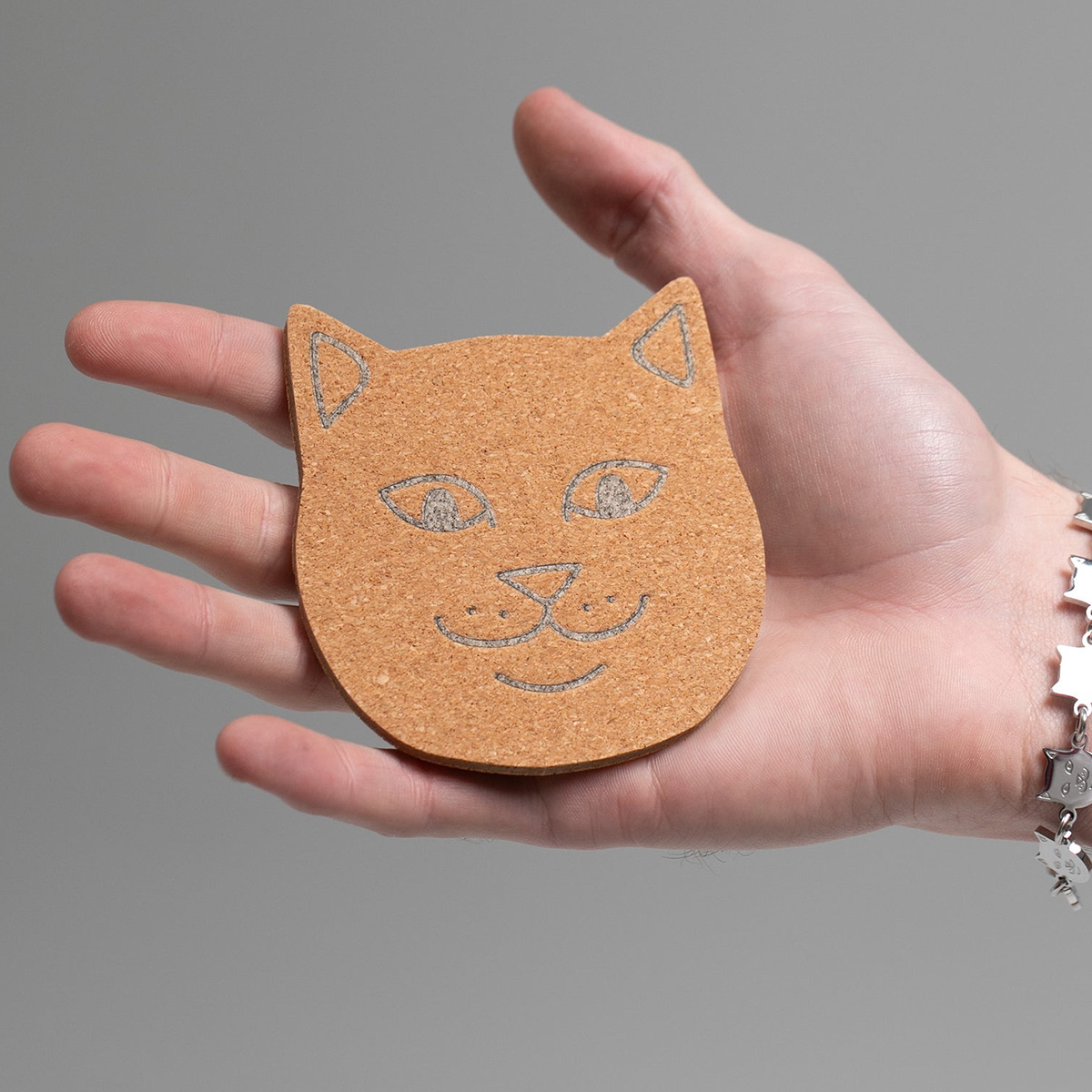 RIPNDIP Lord Nermal 4Pc Coaster Set White RIPNDIP Lord Nermal 4Pc Coaster Set White
