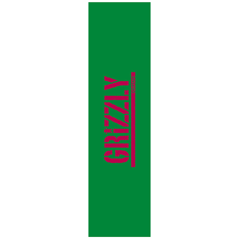 Grizzly Stamped Necessities Griptape Sheet Green 9.0 Grizzly Stamped Necessities Griptape Sheet Green 9.0