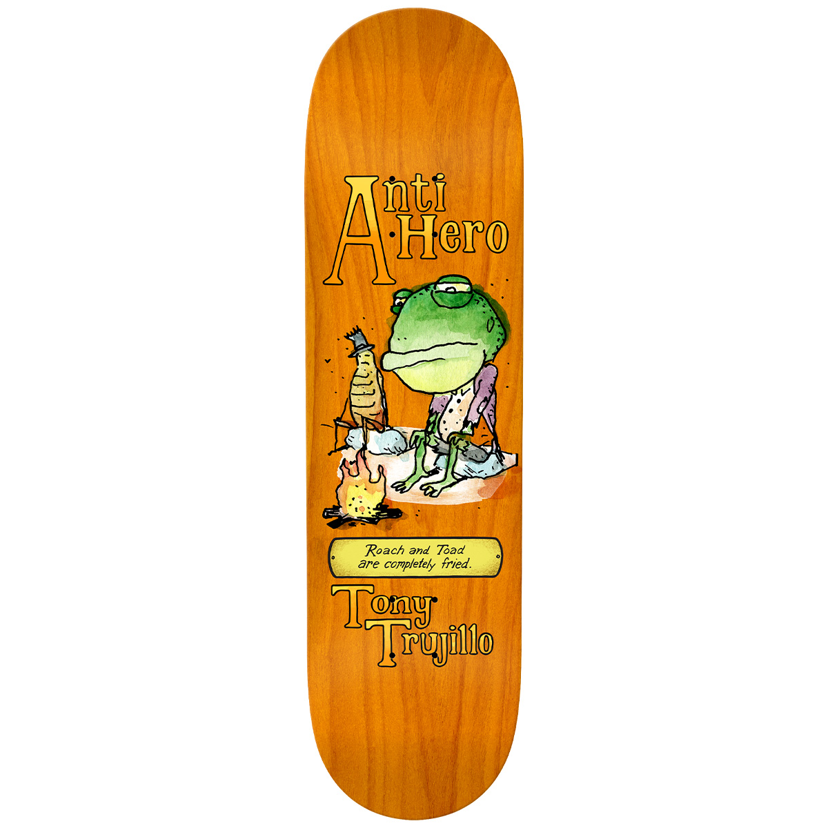 Anti Hero Trujillo Roach And Toad Skateboard Deck 9.0 Anti Hero Trujillo Roach And Toad Skateboard Deck 9.0