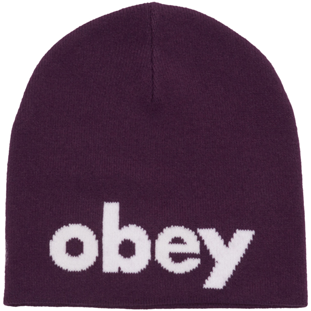 Obey Lowercase Beanie Imperial Purple Obey Lowercase Beanie Imperial Purple