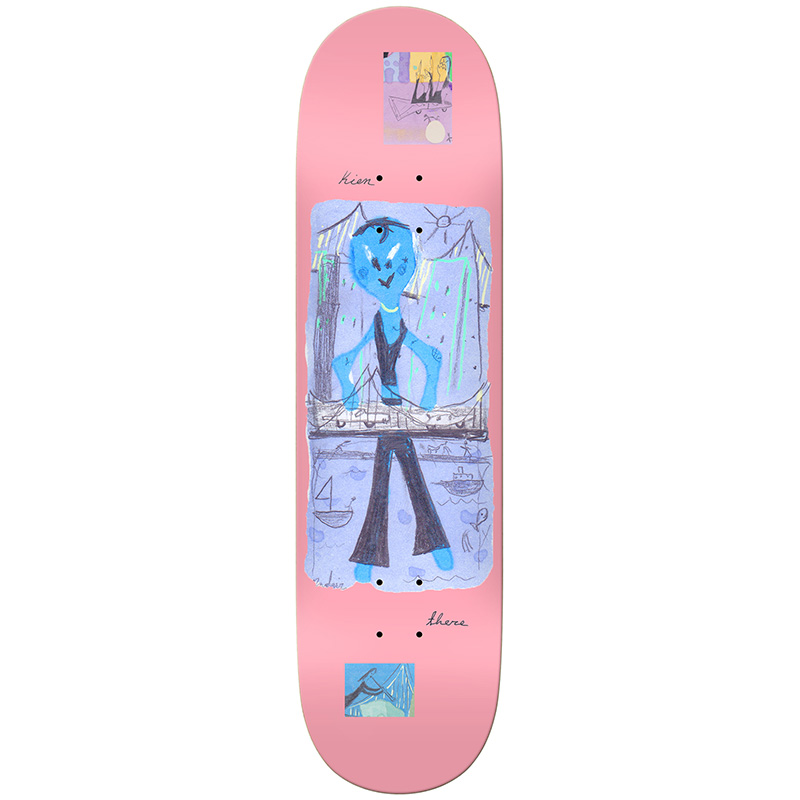 There Nadair Kien Ur An Egg Skateboard Deck Pink 8.25