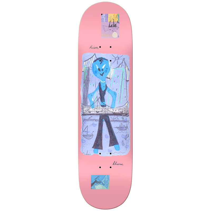 There Nadair Kien Ur An Egg Skateboard Deck Pink 8.25 There Nadair Kien Ur An Egg Skateboard Deck Pink 8.25