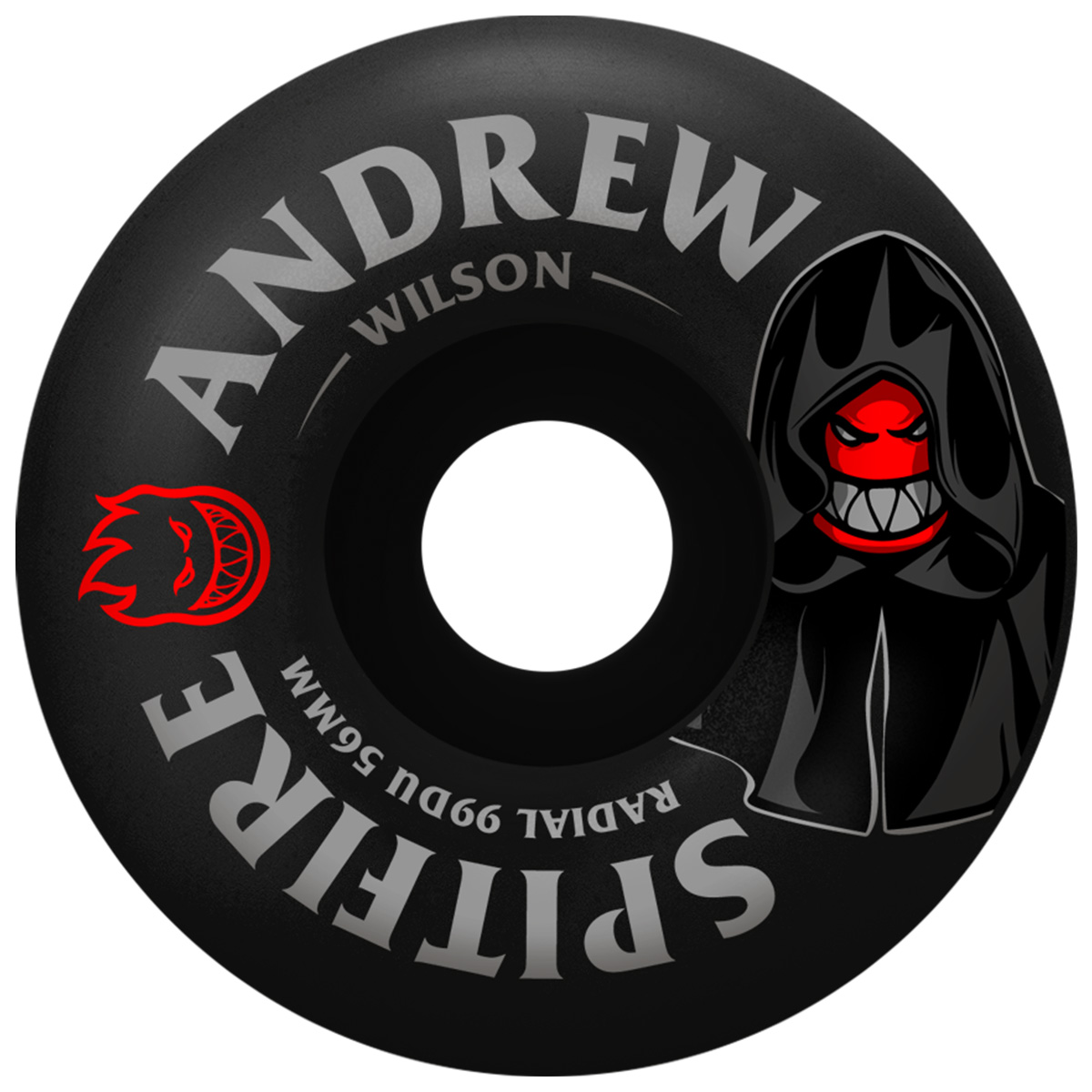 Spitfire Formula Four Andrew Wilson Burn Squad Radial Wheels Black 99D 56mm Spitfire Formula Four Andrew Wilson Burn Squad Radial Wheels Black 99D 56mm