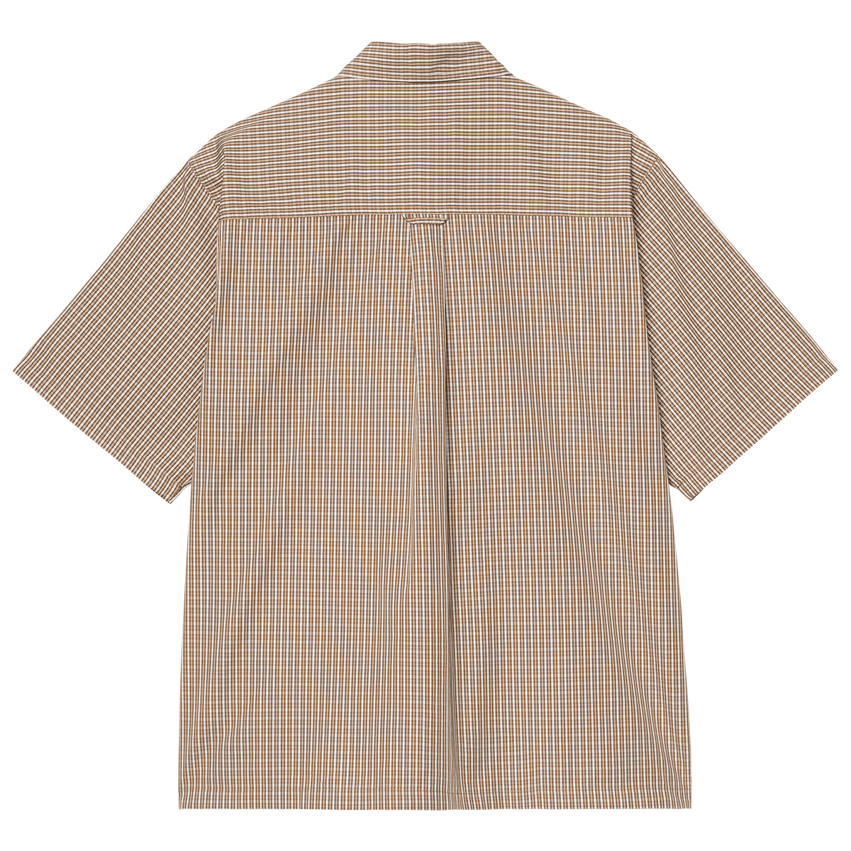 Carhartt WIP Groff Shirt Groff Check Hamilton Brown