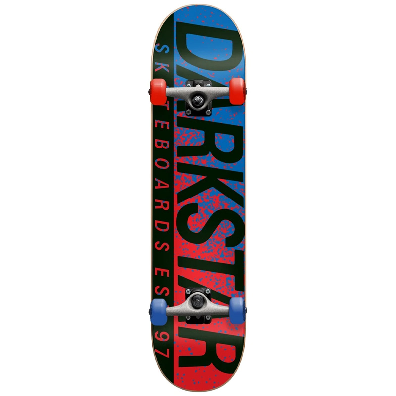 Darkstar Wordmark First Push Complete Skateboard Red/Blue 8.0 Darkstar Wordmark First Push Complete Skateboard Red/Blue 8.0